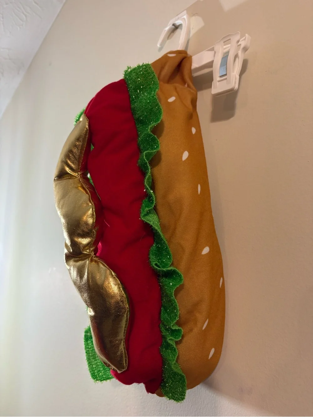 Halloween Cat Dog Hotdog Costume Size Small medium Velcro closure